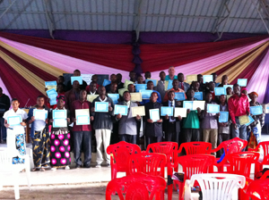 Bible Seminar Graduation Day 62 Trained and 1,000 NTs Distributed